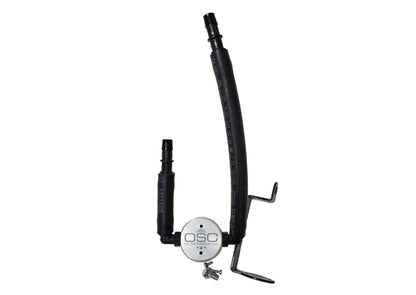 J&amp;L 05-23 Dodge Charger 5.7L Hemi Passenger Side Oil Separator 3.0 - Clear Anodized