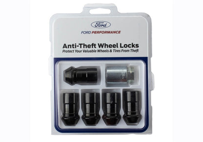 Ford Racing 2023+ Ford Bronco Raptor  M14 x 1.5 Black Security Lug Nut Kit - Set of 5