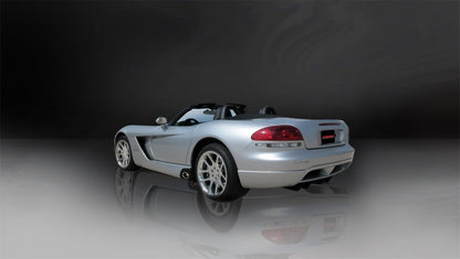 Corsa 2003-06 Dodge Viper 8.3L Polished Sport Cat-Back Exhaust (3in Inlet for Use w/ Hi-Flow Conv.)