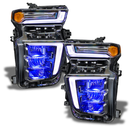 Oracle 20-21 Chevy Silverado HD 2500RGB Headlight Demon Eye Kit - w/o Controller