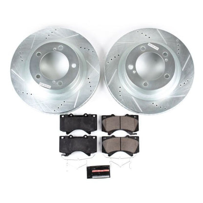 Power Stop 16-18 Lexus LX570 Front Z23 Evolution Sport Brake Kit