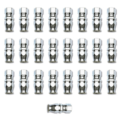 Russell Performance -6 AN Endura PowerFlex Power Steering Straight Hose Ends (25 pcs.)