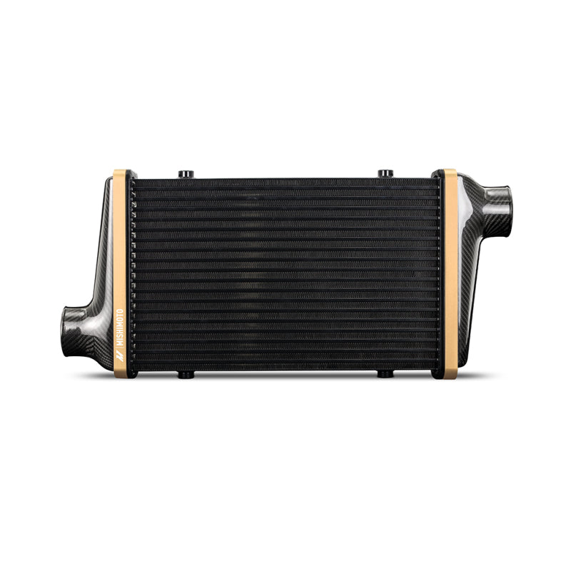 Mishimoto Universal Carbon Fiber Intercooler - Matte Tanks - 600mm Silver Core - C-Flow - BL V-Band