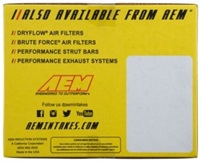 AEM 97-01 Honda Prelude Base & Type SH Red Short Ram Intake