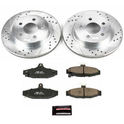 Power Stop 93-97 Chevrolet Camaro Rear Z23 Evolution Sport Brake Kit