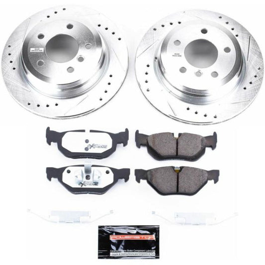 Power Stop 2006 BMW 325xi Rear Z26 Street Warrior Brake Kit