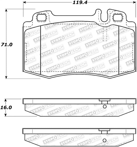 StopTech Street Brake Pads