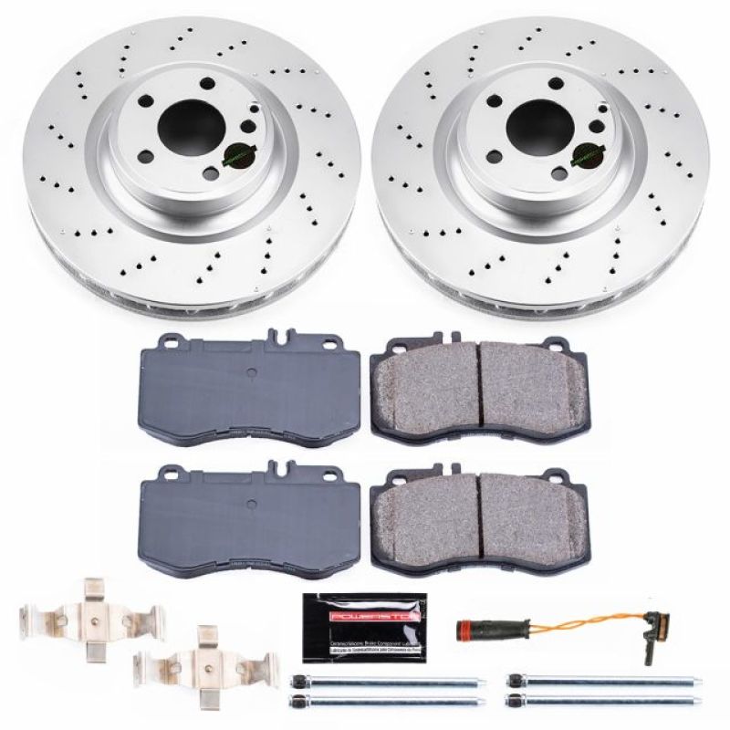 Power Stop 15-16 Mercedes-Benz E400 Front Z23 Evolution Sport Coated Brake Kit