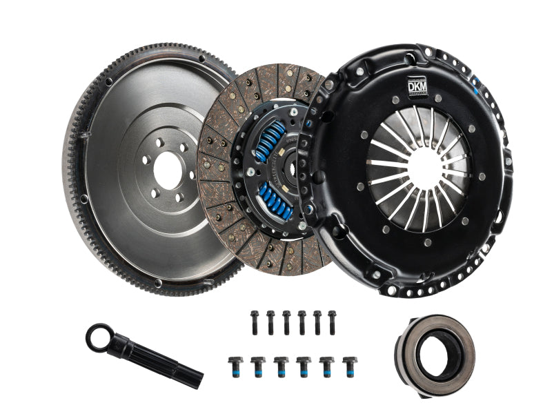 DKM Clutch VW GLI 1.8T 6-Spd Sprung Organic MB Clutch Kit w/Steel Flywheel (440 ft/lbs Torque)