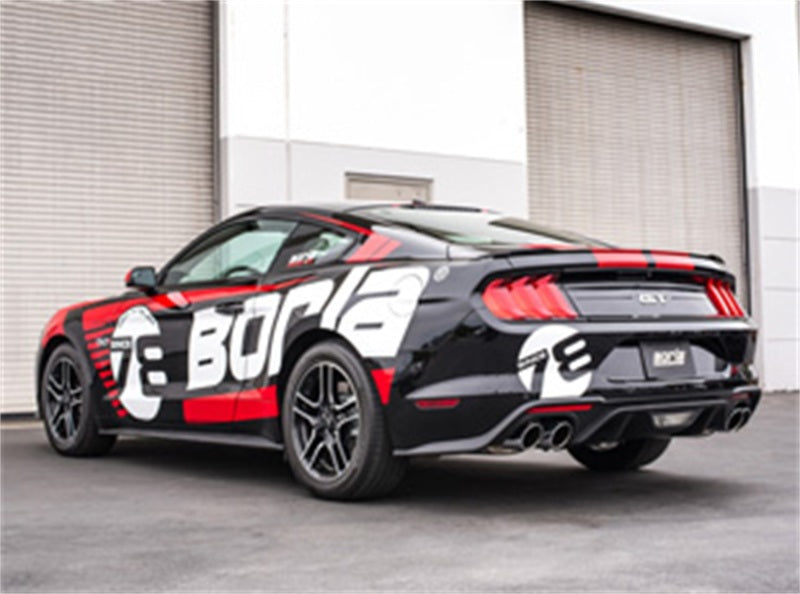 Borla 2018 Ford Mustang GT 5.0L AT/MT 2.5in S-Type Exhaust w/ Valves (Rear Section Only)