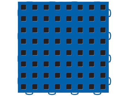 WeatherTech TechFloor - 3in x 12in Tiles(Right Loop) Blue/Black - Blue/Black