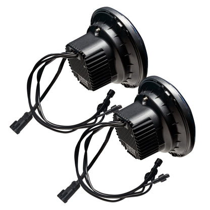 ORACLE Lighting 0718 Jeep Wrangler JK Oculus 7in ColorSHIFT Bi-LED Projector Headlights