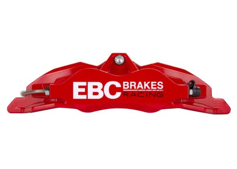 EBC Racing 05-11 Ford Focus ST (Mk2) Front Left Apollo-4 Red Caliper