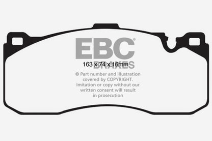 EBC 08-10 BMW 135 3.0 Twin Turbo Bluestuff Front Brake Pads