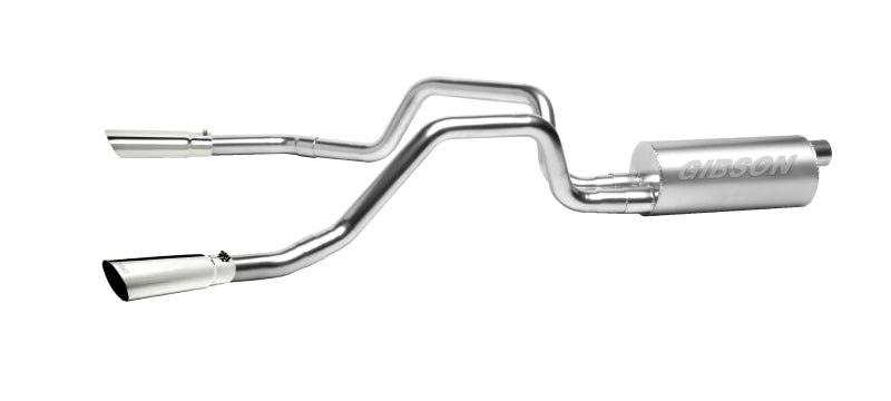 Gibson 14-18 Chevrolet Silverado 1500 LTZ 6.2L 3.5in/2.25in Cat-Back Dual Split Exhaust - Stainless