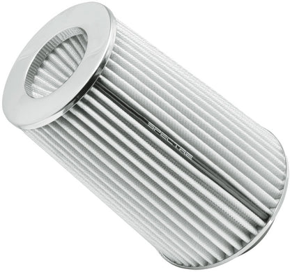 Spectre Adjustable Conical Air Filter 9-1/2in. Tall (Fits 3in. / 3-1/2in. / 4in. Tubes) - White