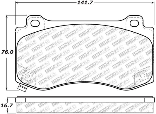 StopTech Street Select Brake Pads - Rear