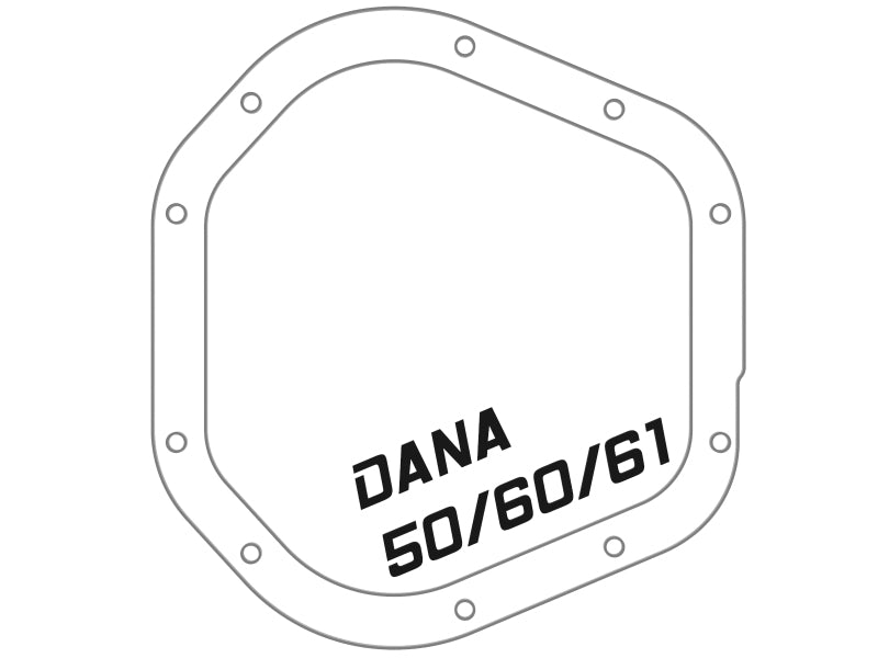 aFe Street Series Dana 60 Front Differential Cover Raw w/ Machined Fins 17-20 Ford Trucks (Dana 60)