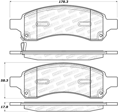 StopTech Street Brake Pads