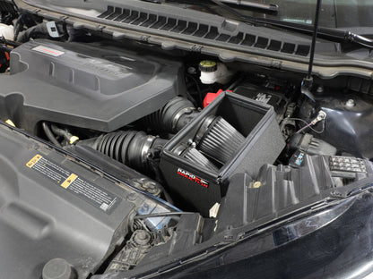 aFe Rapid Induction Cold Air Intake System w/Pro Dry S Filter 19-20 Ford Edge V6 2.7L (tt)