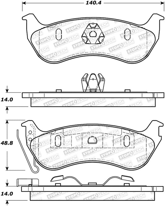 StopTech Street Brake Pads