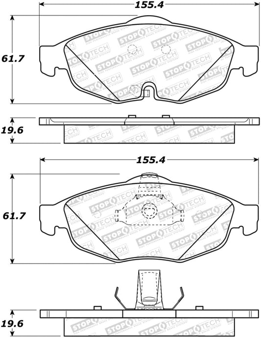 StopTech Street Select Brake Pads