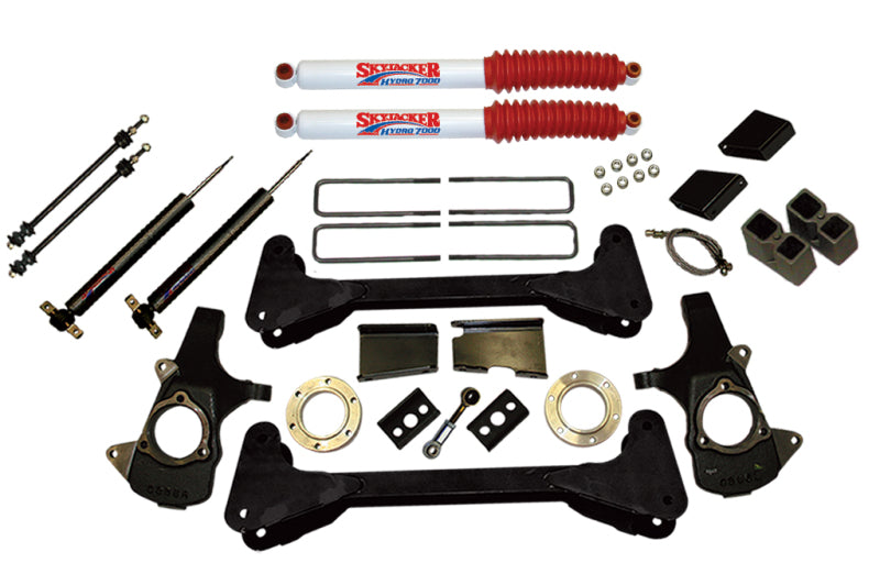 Skyjacker 2007-2013 Chevrolet Silverado 1500 4 Wheel Drive Suspension Lift Kit w/ Shock