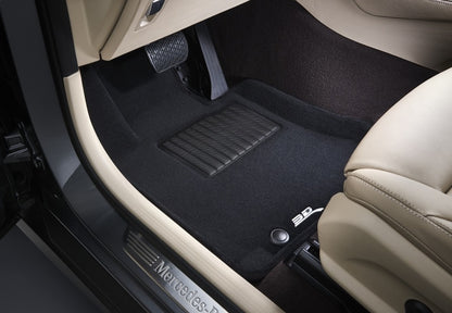 3D MAXpider 12-18 Ford Focus Elegant Floor Mat- Black 1St Row 2Nd Row