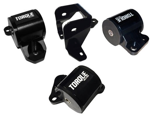 Torque Solution Billet Aluminum Mount Kit (2 Bolt): 96-00 Honda Civic EK B/D-Series