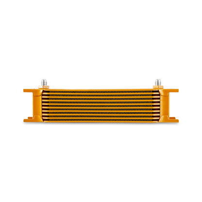 Mishimoto Universal -6AN 10 Row Oil Cooler - Gold