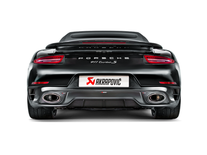 Akrapovic 14-15 Porsche 911 Turbo/Turbo S (991) Rear Carbon Fiber Diffuser - Matte