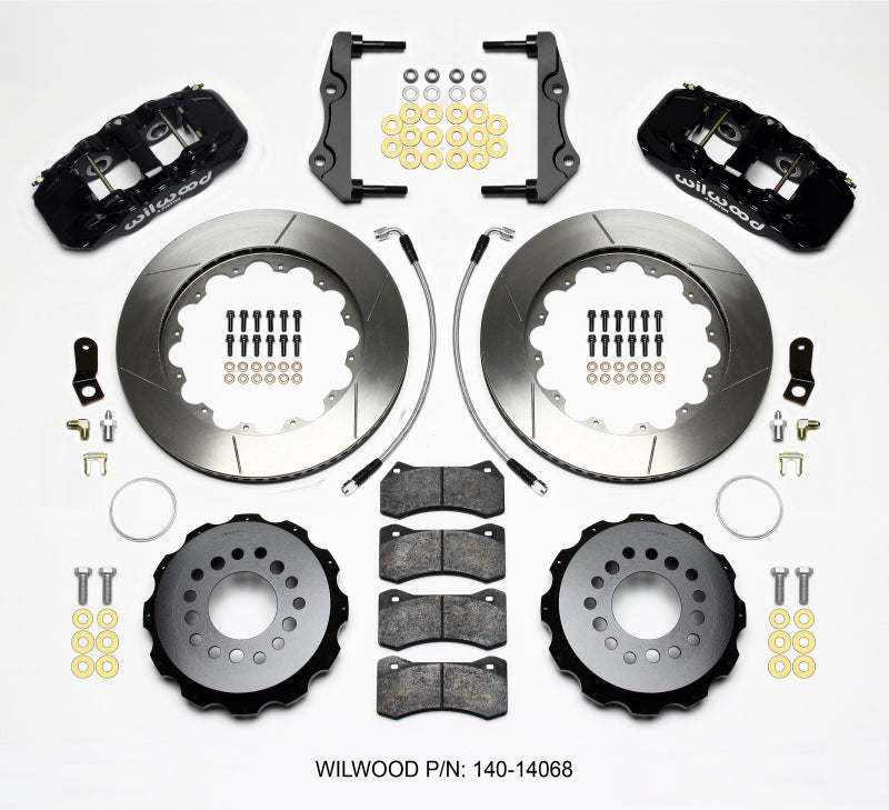 Wilwood AERO4 Rear Kit 14.25in 2014-Up Challenger w/Lines