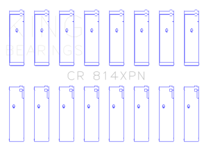 King Engine Bearings Ford 351ci 5.8L 16V Connecting Rod Bearing Set