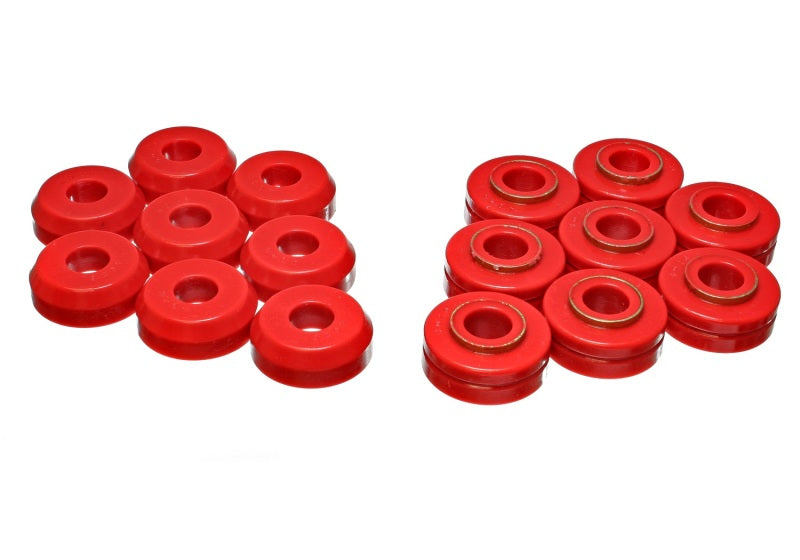 Energy Suspension Ford Bronco Body Mount Set - Red