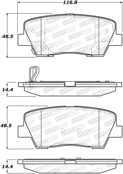 StopTech Street Brake Pads