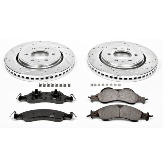 Power Stop 07-09 Ford Expedition Front Z23 Evolution Sport Brake Kit