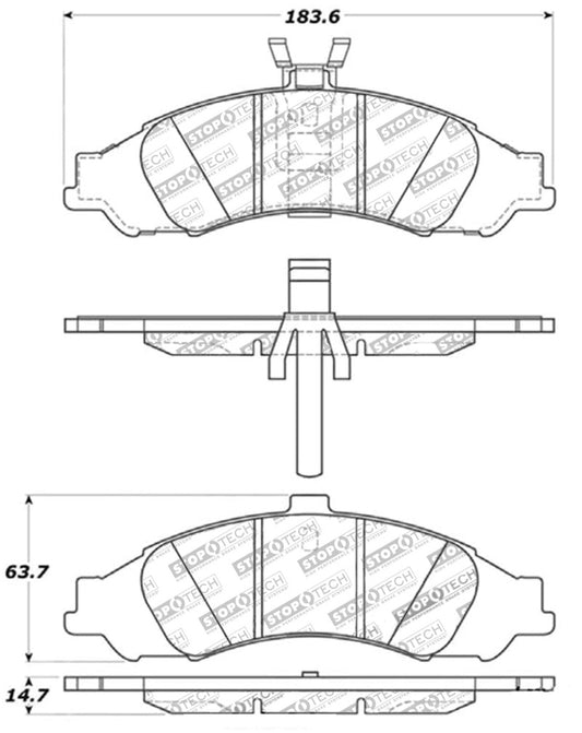 StopTech Street Touring Brake Pads