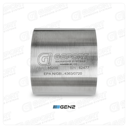 GESI G-Sport 400 CPSI GEN 2 EPA Compliant 4.5in x 4in High Output Substrate Only- 500-850HP