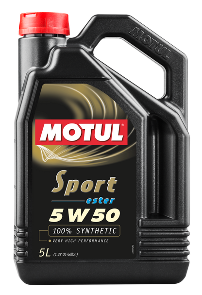 Motul 5L Synthetic Engine Oil Sport 5W50