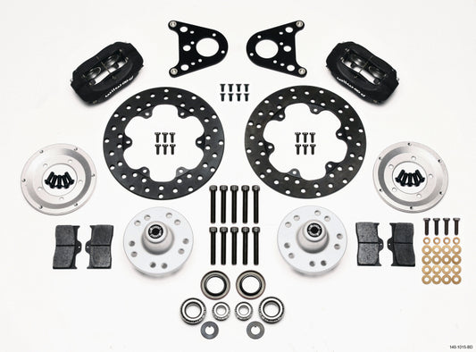 Wilwood Forged Dynalite Front Drag Kit Drilled Rotor Art Morrison Strut