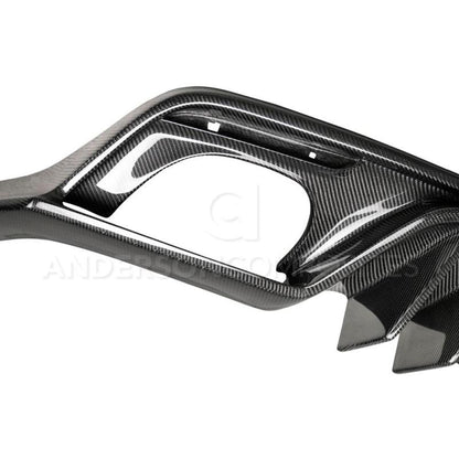 Anderson Composites 15-17 Ford Mustang Type-AR Rear Diffuser Quad Tip