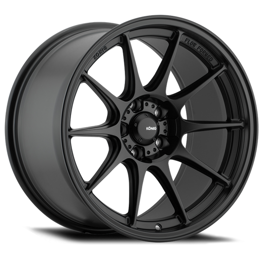 Konig Dekagram 17x8 5x100 ET40 Semi-Matte Black