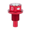 NRG Magnetic Oil Drain Plug M12X1.25 Infiniti/Lexus/Nissan/Toyota - Red