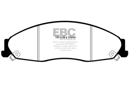 EBC 02-05 Cadillac CTS 2.6 Ultimax2 Front Brake Pads