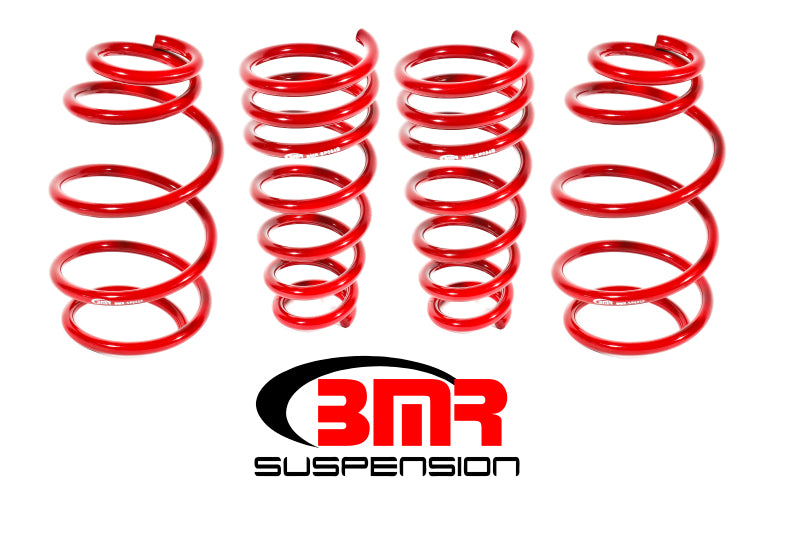 BMR 10-15 5th Gen Camaro V6 Lowering Spring Kit (Set Of 4) - Red