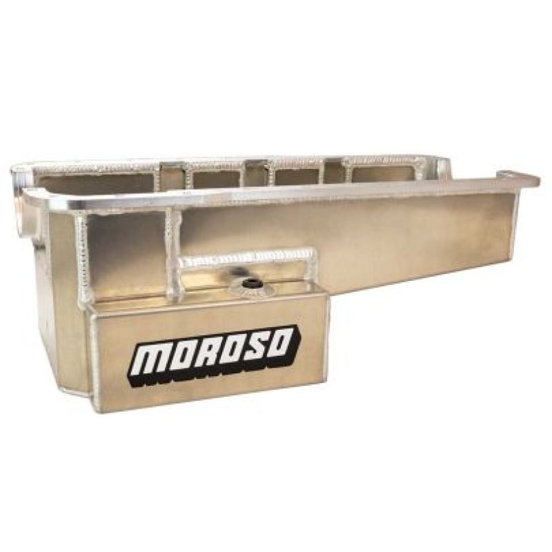 Moroso Ford 289-302 Road Race Baffled Front Sump 8in Deep Aluminum Oil Pan