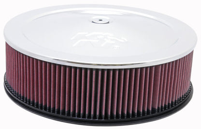 K&N Universal Custom Air Filter - Round 7-5/16in. Flange / 14in. OD / 12in. ID / 5.5in. Height