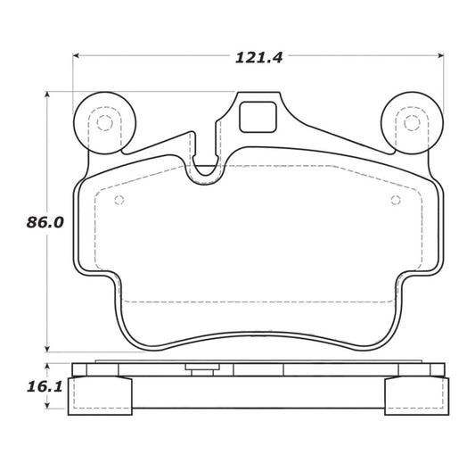 StopTech Street Touring 09-10 Porsche Boxster / 08-10 Boxster S Front Brake Pads