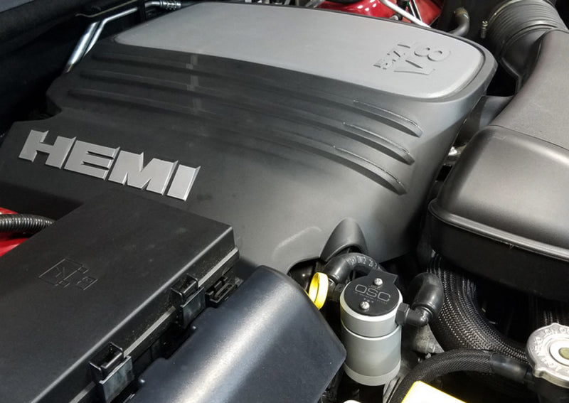 J&L 11-25 Jeep Grand Cherokee 5.7L Passenger Side Oil Separator 3.0 - Clear Anodized