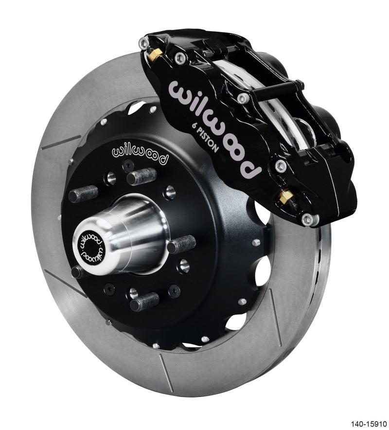 Wilwood Narrow Superlite 6R Front Big Brake Kit 12.88in GT Competition Series Rotor - Black